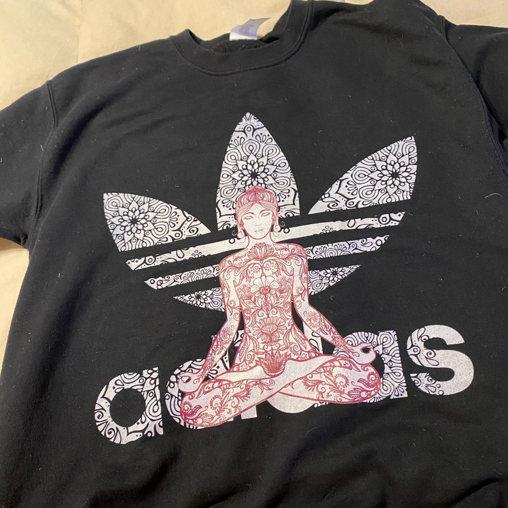 Yoga/Meditation adidas crewneck
